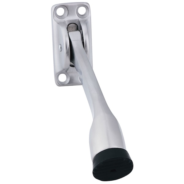 5" Kick Down Floor Stop, US26D